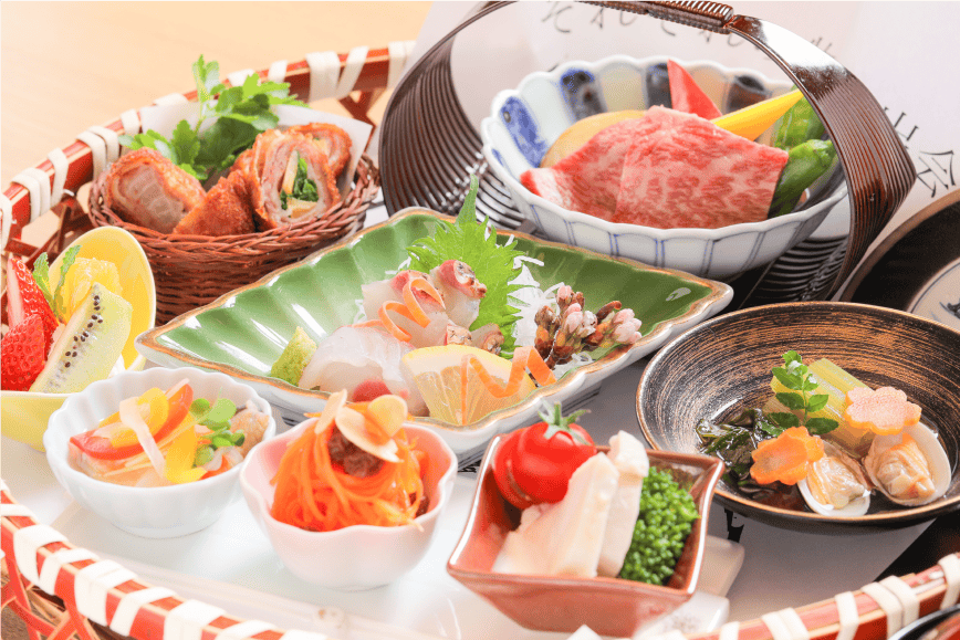 サポートイン南知多のお食事の一例